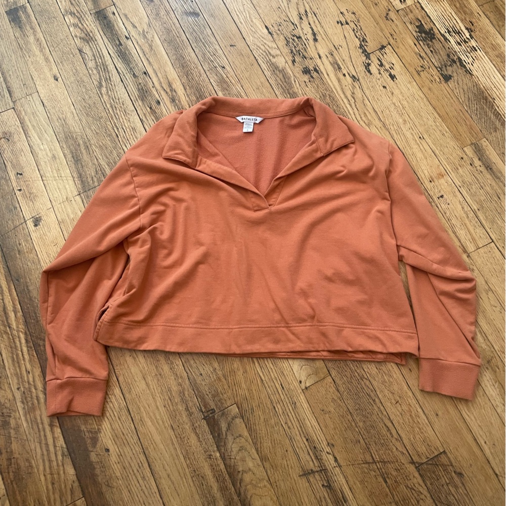 Athleta Sweatshirt, Orange, Large